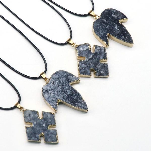 chains irregular semi-precious stones four leaves necklace pendant charm women jewelry accessories gift length 45cm, Silver
chains irregular semi-precious stones four leaves necklace pendant charm women jewelry accessories gift length 45cm, Silver