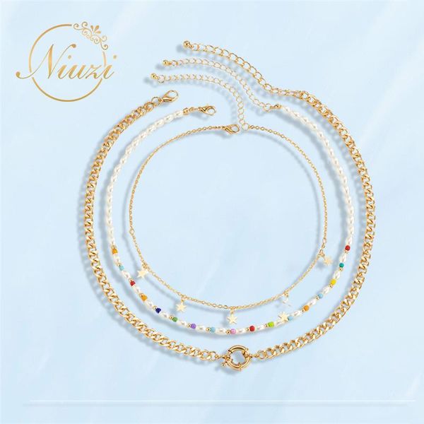 chains k- women's vintage fine layered necklaces classic pearl blue flowers beaded choker personalized pentagram female neck pendant, Silver 
chains k- women's vintage fine layered necklaces classic pearl blue flowers beaded choker personalized pentagram female neck pendant, Silver