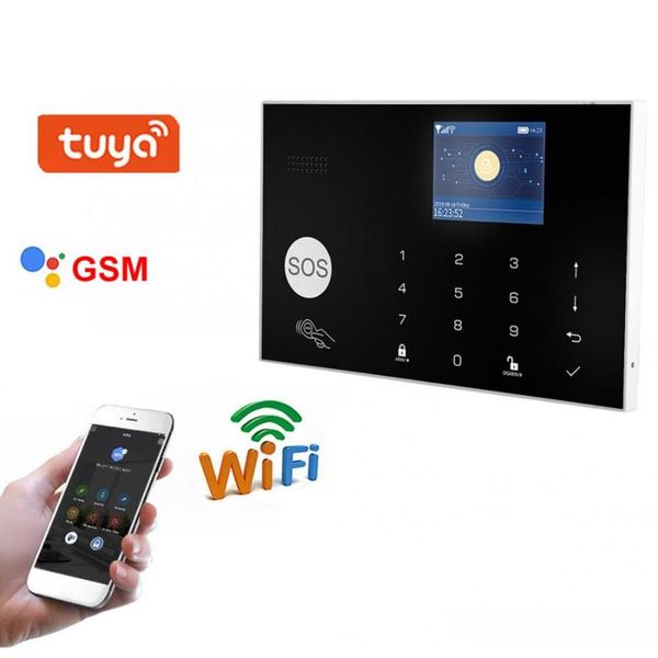 2.4in tft color screen app remote control wifi+gsm burglar alarm support for alexa/ home 100-240v systems
2.4in tft color screen app remote control wifi+gsm burglar alarm support for alexa/ home 100-240v systems