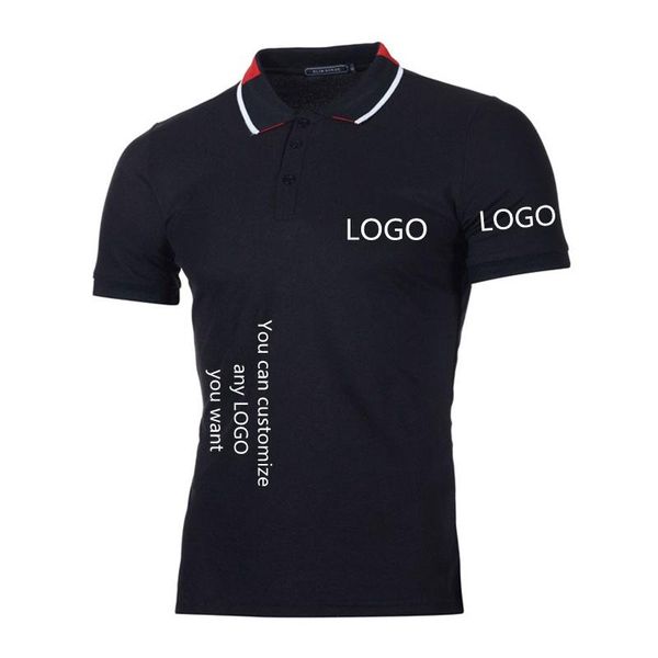 men's polos fashion short sleeve custom logo print t shirt men summer casual solid color cotton harajuku, White;black
men's polos fashion short sleeve custom logo print t shirt men summer casual solid color cotton harajuku, White;black