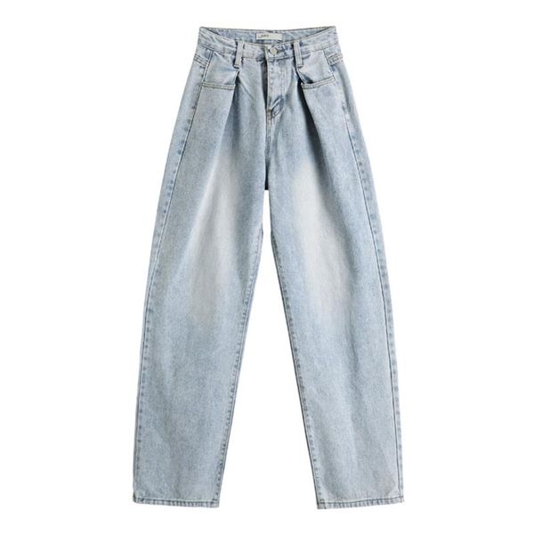 women's jeans blue woman high waist 2021 spring vintage streetwear straight trousers versatile baggy wide leg fashion femme denim
women's jeans blue woman high waist 2021 spring vintage streetwear straight trousers versatile baggy wide leg fashion femme denim