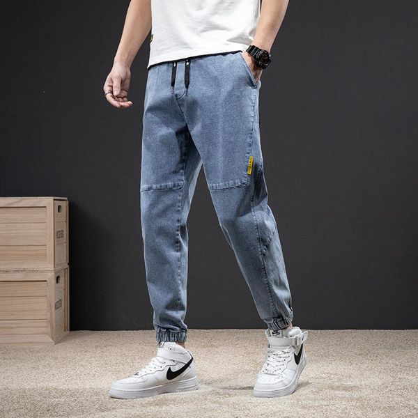 men's jeans 2021 waist loose for men comfortable fashion casual straight leg streetwear hip hop cargo pants, Blue
men's jeans 2021 waist loose for men comfortable fashion casual straight leg streetwear hip hop cargo pants, Blue