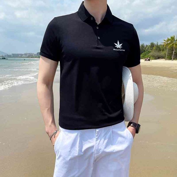 summer men polo shirts solid color short sleeve polo shirts business casual tee slim fit social street wear clothing 210527, White;black
summer men polo shirts solid color short sleeve polo shirts business casual tee slim fit social street wear clothing 210527, White;black