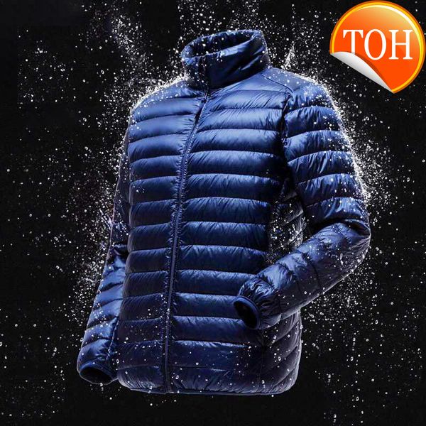 super down jacket white duck lightweight casual portable stand collar plus fat size solid color men's, Black
super down jacket white duck lightweight casual portable stand collar plus fat size solid color men's, Black