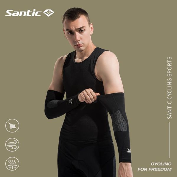 elbow & knee pads santic cycling arm warmers winter fleece outdoor sports sun protection uv breathable running sleeves men women, Black;gray
elbow & knee pads santic cycling arm warmers winter fleece outdoor sports sun protection uv breathable running sleeves men women, Black;gray