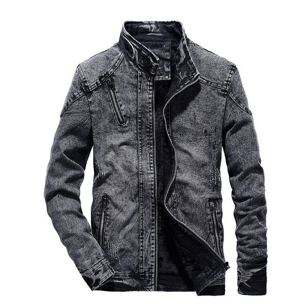 racing jackets vintage denim men slim fit solid color casual coat fashion stand clothes for bomber jacket black blue, Black;red
racing jackets vintage denim men slim fit solid color casual coat fashion stand clothes for bomber jacket black blue, Black;red