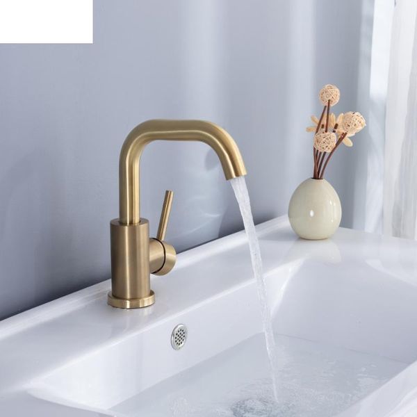 bathroom faucet brushed gold basin cold and sink mixer tap single handle deck mounted water faucets
bathroom faucet brushed gold basin cold and sink mixer tap single handle deck mounted water faucets