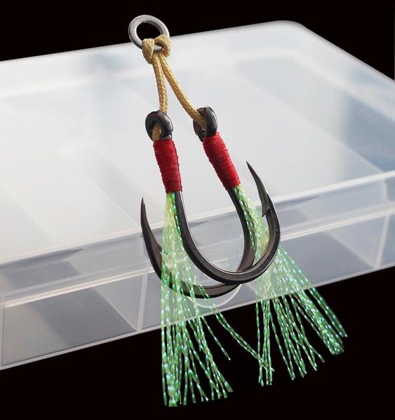 fishing hooks sea 5/0 7/0 fish assist hook twins double fishery fishhooks jig slow feather for attract
fishing hooks sea 5/0 7/0 fish assist hook twins double fishery fishhooks jig slow feather for attract