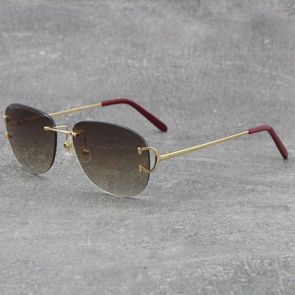 luxury designer sunglasses metal frameless full rim semi rimless rectangular eyeglasses frames temples with panther heads shape for men woma, White;black
luxury designer sunglasses metal frameless full rim semi rimless rectangular eyeglasses frames temples with panther heads shape for men woma, White;black
