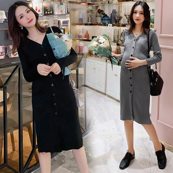 maternity dresses wear autumn/winter v-neck knitted breastfeeding dress mid-length slim-fit sweater bottoming shirt, skirt, White
maternity dresses wear autumn/winter v-neck knitted breastfeeding dress mid-length slim-fit sweater bottoming shirt, skirt, White