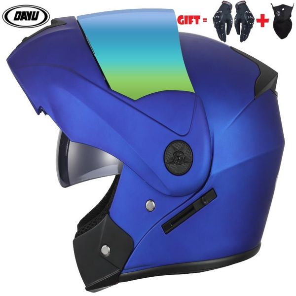 

motorcycle helmet flip up modular dual visors full face helmets open motocross casque moto casco