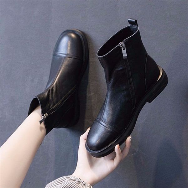 dress shoes women boots round toe mid heel for woman ladies zip black beige basic botas mujer size 35-40 9gmt
dress shoes women boots round toe mid heel for woman ladies zip black beige basic botas mujer size 35-40 9gmt