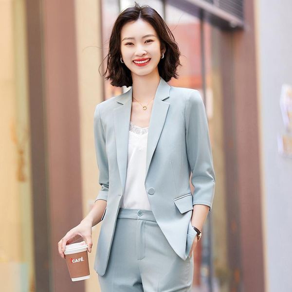 women's suits & blazers 2021 jacket half sleeve green coat ol styles summer jackets for women ladies office blazer outwear, White;black
women's suits & blazers 2021 jacket half sleeve green coat ol styles summer jackets for women ladies office blazer outwear, White;black