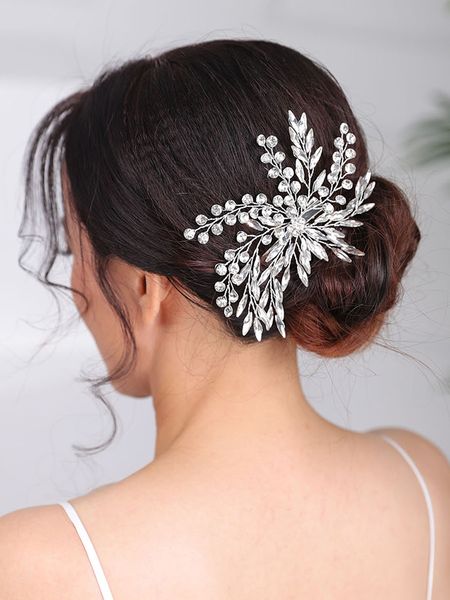 Vintage Wedding Headpieces Silver Hair Clip Handmade head jewelry hair accessories for women wedding Bridal Fascinators
Vintage Wedding Headpieces Silver Hair Clip Handmade head jewelry hair accessories for women wedding Bridal Fascinators