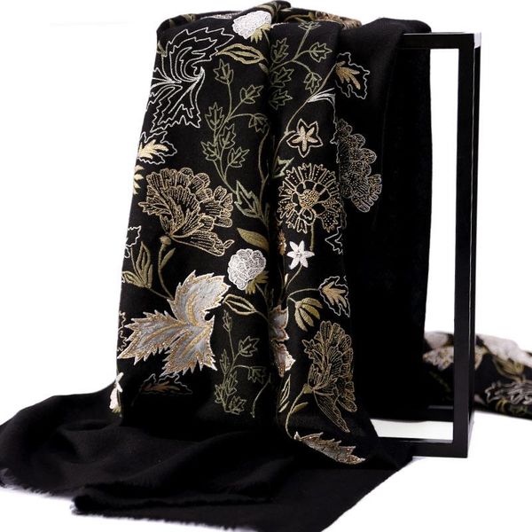 scarves imported high-grade light luxury hand-woven pashmina cashmere hand-embroidered warm shawl scarf dual-use black, Blue;gray
scarves imported high-grade light luxury hand-woven pashmina cashmere hand-embroidered warm shawl scarf dual-use black, Blue;gray