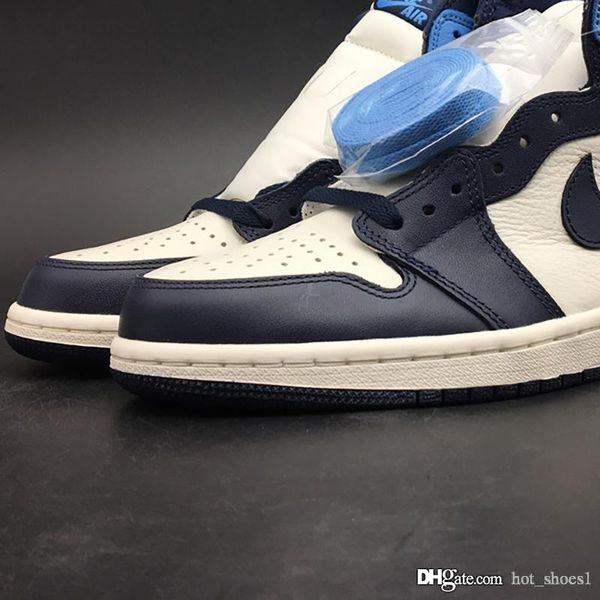 air 1 high og unc obsidian 555088-140 1s i women men sports casual shoes sneakers trainers with original box, Black;white
air 1 high og unc obsidian 555088-140 1s i women men sports casual shoes sneakers trainers with original box, Black;white