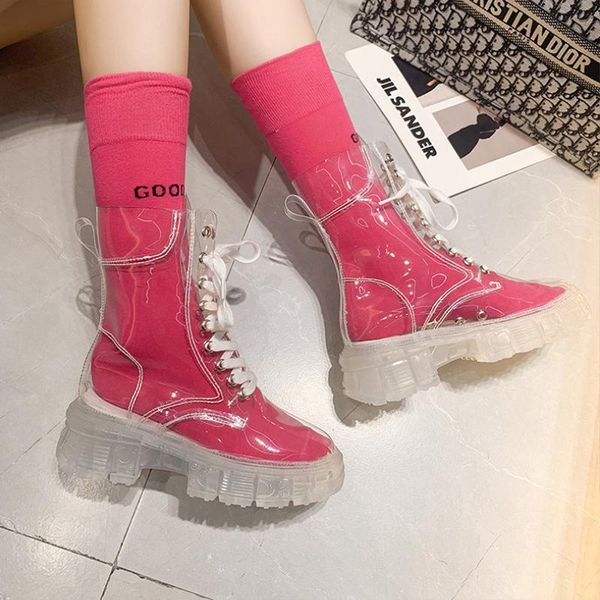 boots fashion women summer 2021 transparent thick-soled short thin classic changeable shoes, Black
boots fashion women summer 2021 transparent thick-soled short thin classic changeable shoes, Black