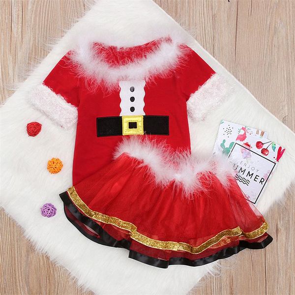 clothing sets infant christmas outfits set baby girls color block fluffy short sleeve pullover + tulle skirt 2 piece for 1-5y, White
clothing sets infant christmas outfits set baby girls color block fluffy short sleeve pullover + tulle skirt 2 piece for 1-5y, White