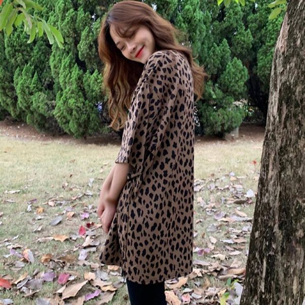 women's t-shirt summer korean style mid length leopard loose short sleeve t shirt schoolgirl casual bottoming top, White
women's t-shirt summer korean style mid length leopard loose short sleeve t shirt schoolgirl casual bottoming top, White
