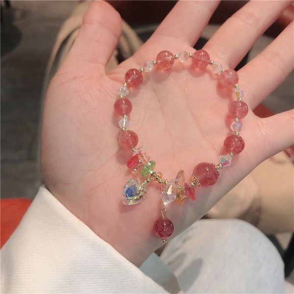 beaded, strands heart pendant pink/green/purple natural crystal stone beaded strand bracelets for women girls fashion jewelry accessories yb, Black
beaded, strands heart pendant pink/green/purple natural crystal stone beaded strand bracelets for women girls fashion jewelry accessories yb, Black