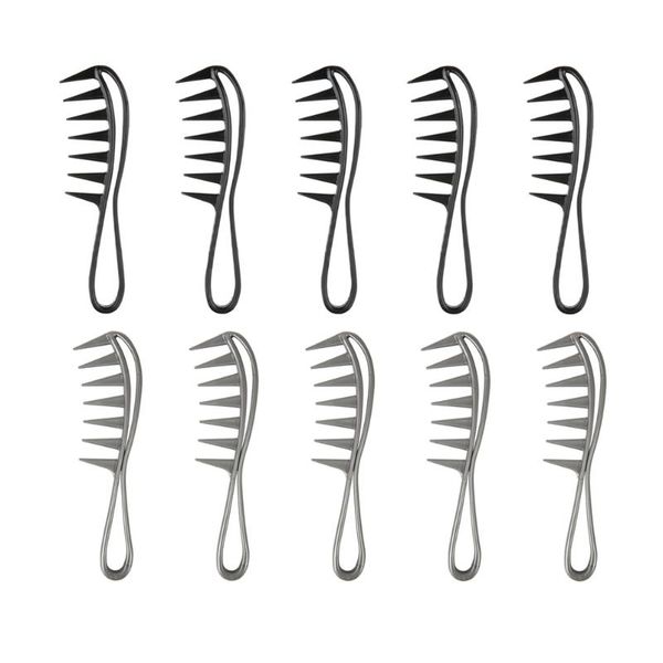 hair brushes 10pcs wide teeth comb salon hairdressing brush men detangling tools, Silver
hair brushes 10pcs wide teeth comb salon hairdressing brush men detangling tools, Silver