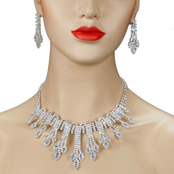 earrings & necklace chran flower desgin imitation crystal jewelry set for women promotion silver plated blue rhinestone
earrings & necklace chran flower desgin imitation crystal jewelry set for women promotion silver plated blue rhinestone
