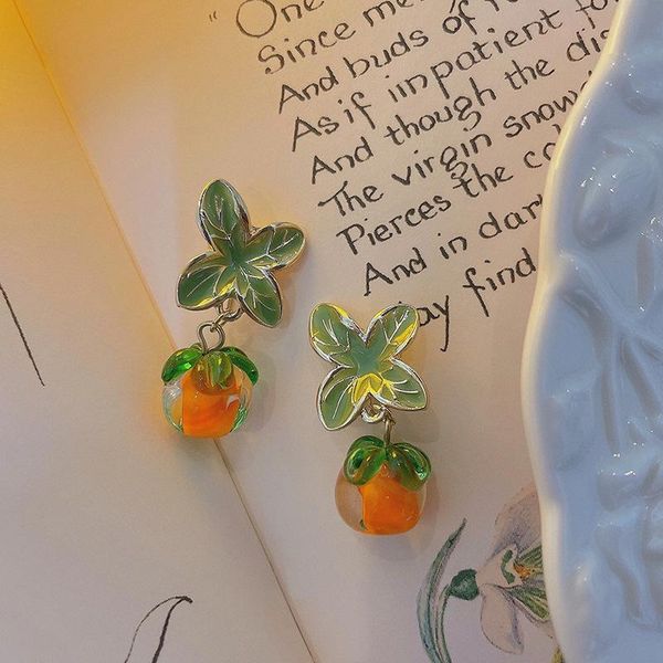 stud ziccowong fashion vintage persimmon eardrop earring for women girls sweet fruit chinese style earstud party jewelry, Golden;silver
stud ziccowong fashion vintage persimmon eardrop earring for women girls sweet fruit chinese style earstud party jewelry, Golden;silver