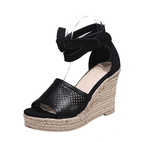 dress shoes women sandals summer wedge hollow out gladiator high heels peep toe casual ladies fashion platform plus size 35-43, Black
dress shoes women sandals summer wedge hollow out gladiator high heels peep toe casual ladies fashion platform plus size 35-43, Black