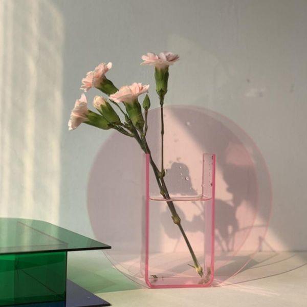 colorful acrylic vase transparent flower arrangement ornaments fashion art tabledecoration plants box home office l5ye planters & pots
colorful acrylic vase transparent flower arrangement ornaments fashion art tabledecoration plants box home office l5ye planters & pots