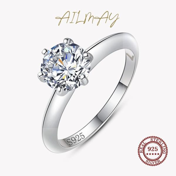 cluster rings ailmay 925 sterling silver classic luxury sparkling zircon cz finger ring for women wedding accessories jewelry, Golden;silver
cluster rings ailmay 925 sterling silver classic luxury sparkling zircon cz finger ring for women wedding accessories jewelry, Golden;silver