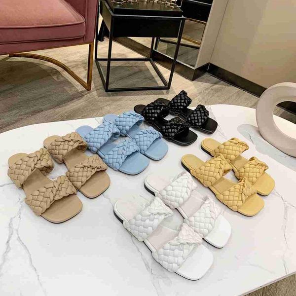 2021 r women slippers slides sandals summer ladies flat sandal woven shoe woman high heels weave shoes with box, Black
2021 r women slippers slides sandals summer ladies flat sandal woven shoe woman high heels weave shoes with box, Black