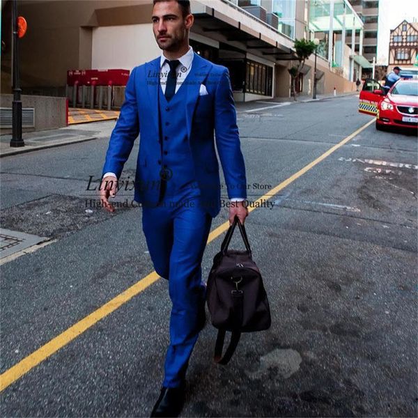 men's suits & blazers royal blue mens peaked lapel bridgroom wedding tuxedos 3 pieces jacket vest pants set business male prom blazer m, White;black
men's suits & blazers royal blue mens peaked lapel bridgroom wedding tuxedos 3 pieces jacket vest pants set business male prom blazer m, White;black