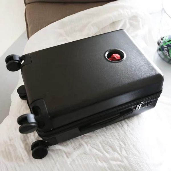 suitcases brand laser travel luggage dark black scratch-resistant matte material carry on fashion trolley suitcase bag 20/24 inch
suitcases brand laser travel luggage dark black scratch-resistant matte material carry on fashion trolley suitcase bag 20/24 inch