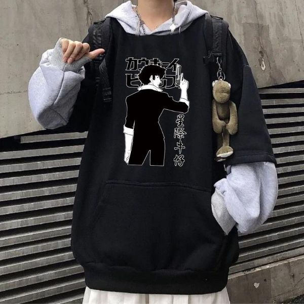 men's hoodies & sweatshirts winter anime hoodie cowboy bebop pullovers loose fit male female, Black
men's hoodies & sweatshirts winter anime hoodie cowboy bebop pullovers loose fit male female, Black
