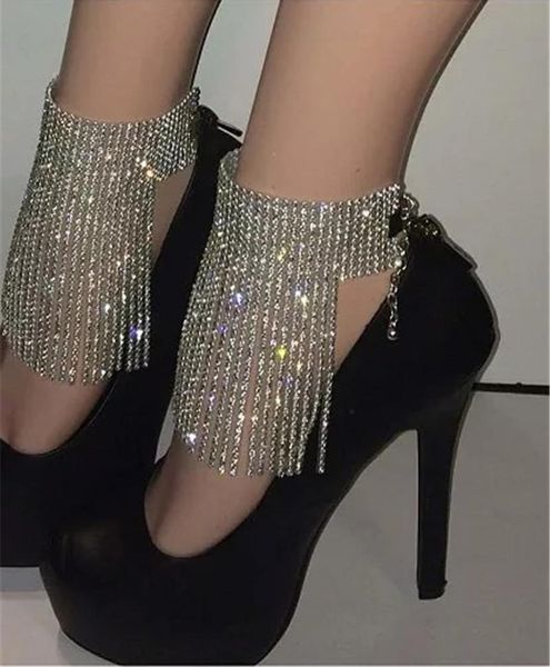 anklets 1pc full rhinestone luxury long tassel adjustable ankles foot chain jewelry for women crystal cheville bracelet leg gift, Red;blue
anklets 1pc full rhinestone luxury long tassel adjustable ankles foot chain jewelry for women crystal cheville bracelet leg gift, Red;blue
