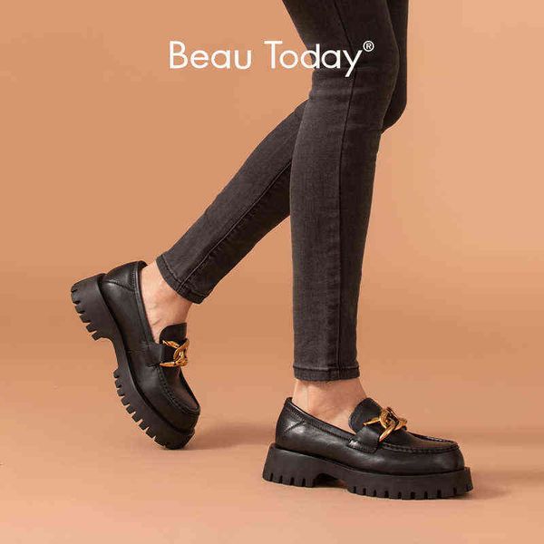 women's leather flat shoes round toe metal chains shoelaces casual 2 9, Black
women's leather flat shoes round toe metal chains shoelaces casual 2 9, Black