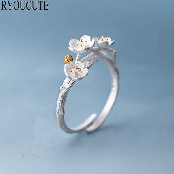 ring exaggerated personality silver color plum flower rings for women adjustable size finger, Golden;silver
ring exaggerated personality silver color plum flower rings for women adjustable size finger, Golden;silver