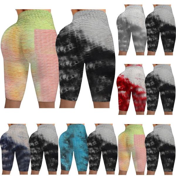 women wrinkled tie-dye leggings stretch running fitness yoga pants biker shorts gym workout outfit
women wrinkled tie-dye leggings stretch running fitness yoga pants biker shorts gym workout outfit