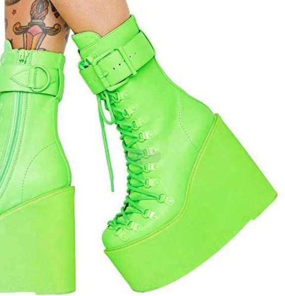 boots fashion womens shoes 2021 thick-soled wedge heel colorful low-leather women platform heels ankle botas de mujer, Black
boots fashion womens shoes 2021 thick-soled wedge heel colorful low-leather women platform heels ankle botas de mujer, Black