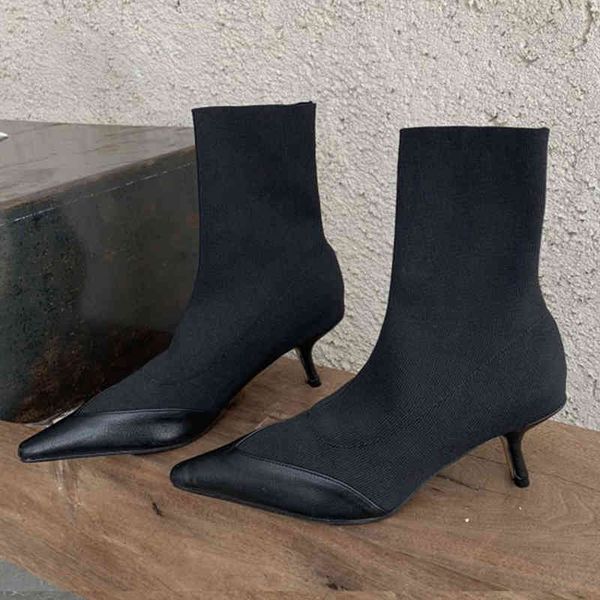 boots women ankle elastic stretch short stocking thin heel autumn shoots knitted female spike heels dubj, Black
boots women ankle elastic stretch short stocking thin heel autumn shoots knitted female spike heels dubj, Black