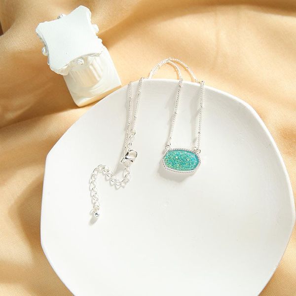unique geometric gem shape resin pendant neckalce for women silver color alloy chain necklace fashion jewelry wholesale necklaces
unique geometric gem shape resin pendant neckalce for women silver color alloy chain necklace fashion jewelry wholesale necklaces