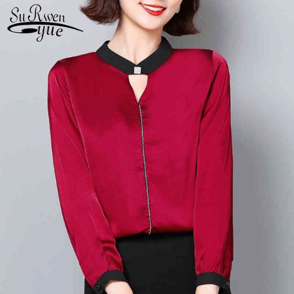 blusas mujer de moda arrival plus size women korean silk blouse casual spring solid loose shirt 7975 50 210521, White
blusas mujer de moda arrival plus size women korean silk blouse casual spring solid loose shirt 7975 50 210521, White