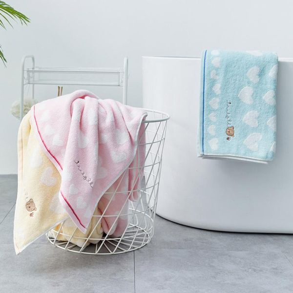towel pure cotton love pattern bath thicken soft hand hair towels family bathroom el children serviette de bain 
towel pure cotton love pattern bath thicken soft hand hair towels family bathroom el children serviette de bain