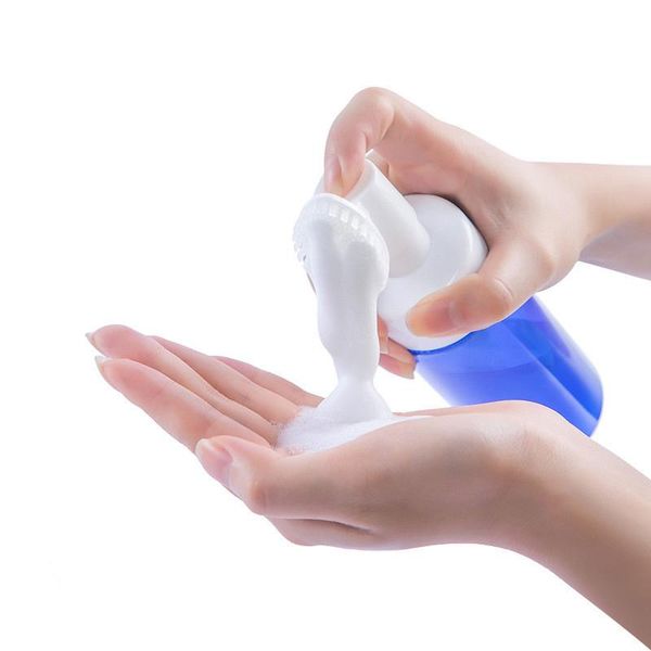 100/150/200ml empty froth foaming pump bottle with silicone brush head plastic face cleaning foam bottles liquid soap dispen storage & jars
100/150/200ml empty froth foaming pump bottle with silicone brush head plastic face cleaning foam bottles liquid soap dispen storage & jars