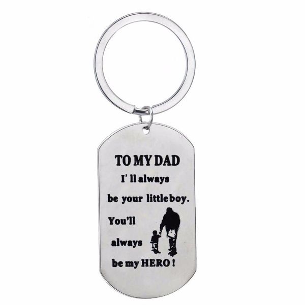 keychains 12pc/lot dog tag stainless steel keychain dad i'll always be your little boy keyring family son daddy fathers gifts key chain, Silver
keychains 12pc/lot dog tag stainless steel keychain dad i'll always be your little boy keyring family son daddy fathers gifts key chain, Silver