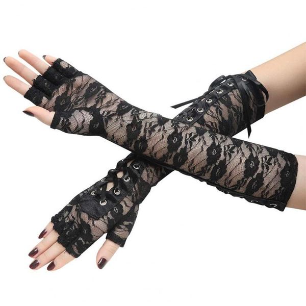 hats, scarves & gloves sets 1 pair halloween long fingerless adjustable women bandage flower pattern lace corset for party, Blue;gray
hats, scarves & gloves sets 1 pair halloween long fingerless adjustable women bandage flower pattern lace corset for party, Blue;gray