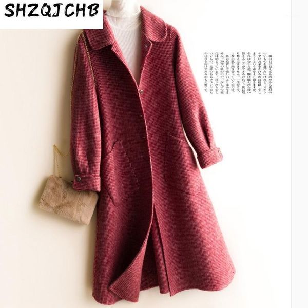 double-sided 100% wool coat women korean long jacket plaid autumn winter elegant ladies coats abrigos 0726 kj239 women's & blends, Black
double-sided 100% wool coat women korean long jacket plaid autumn winter elegant ladies coats abrigos 0726 kj239 women's & blends, Black