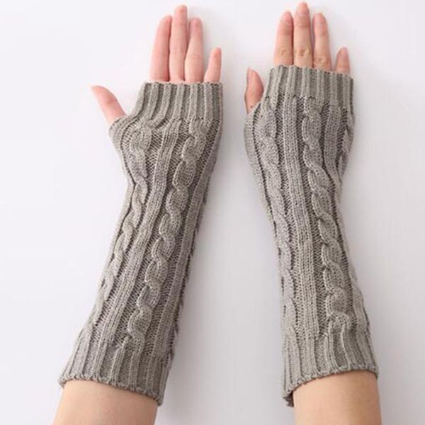 five fingers gloves winter wrist arm hand warmer knitted long fingerless mittens motor without men' eldiven femme gifts, Blue;gray
five fingers gloves winter wrist arm hand warmer knitted long fingerless mittens motor without men' eldiven femme gifts, Blue;gray