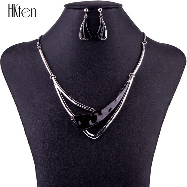 earrings & necklace ms1504740 fashion jewelry sets for women black crystal resin unique design party gift, Silver
earrings & necklace ms1504740 fashion jewelry sets for women black crystal resin unique design party gift, Silver