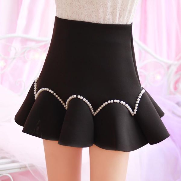 skirts 2021 women lady sweet mini skirt high waist stretchy elastic stylish puff short flouncing beads flower, Black
skirts 2021 women lady sweet mini skirt high waist stretchy elastic stylish puff short flouncing beads flower, Black